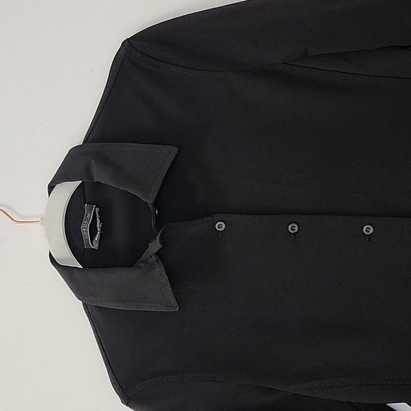 Prada Classic Black Women's Button-Up Shirt Sz 40/ Large - Picture 3 of 16